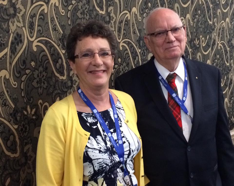 Ann et Bill Gordon à la conférence de l’HPCO, Toronto, 2017